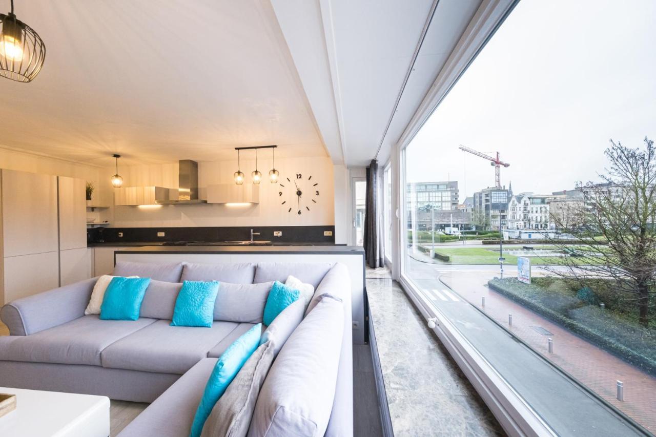 Ostend Center Parkview Apartment Free Parking Luaran gambar